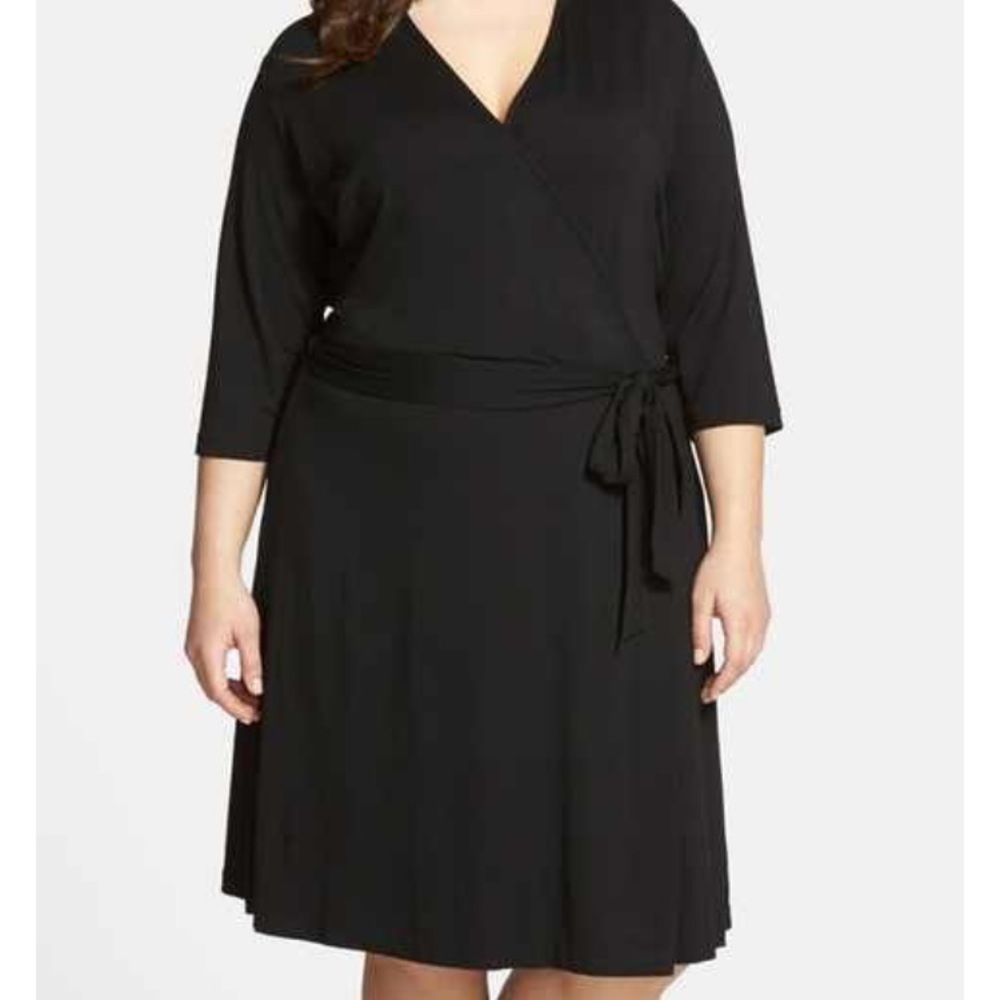 Vince Camuto Jersey Faux Wrap Dress